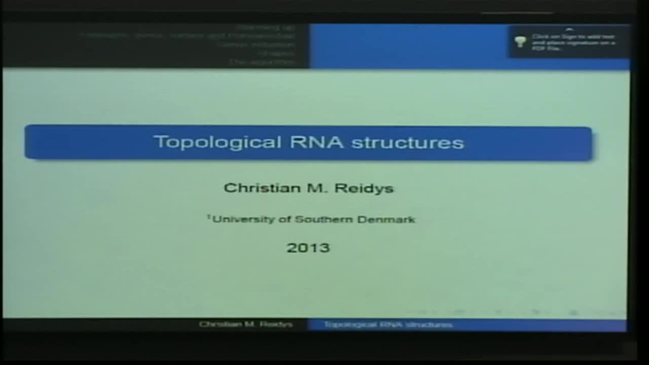 Topological RNA Structures Thumbnail