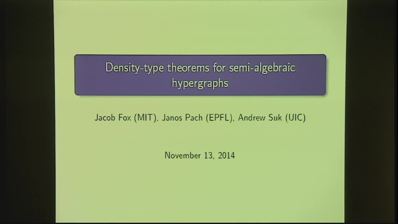 Density-Type Theorems for Semi-Algebraic Hypergraphs Thumbnail