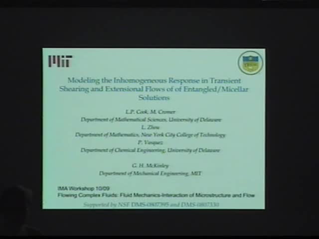 Modeling the inhomogeneous response in transient
shearing and extensional flows of entangled/micellar solutions Thumbnail