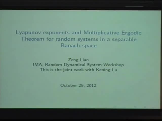 Lyapunov exponents and Multiplicative Ergodic Theorem for random systems in a separable Banach space Thumbnail