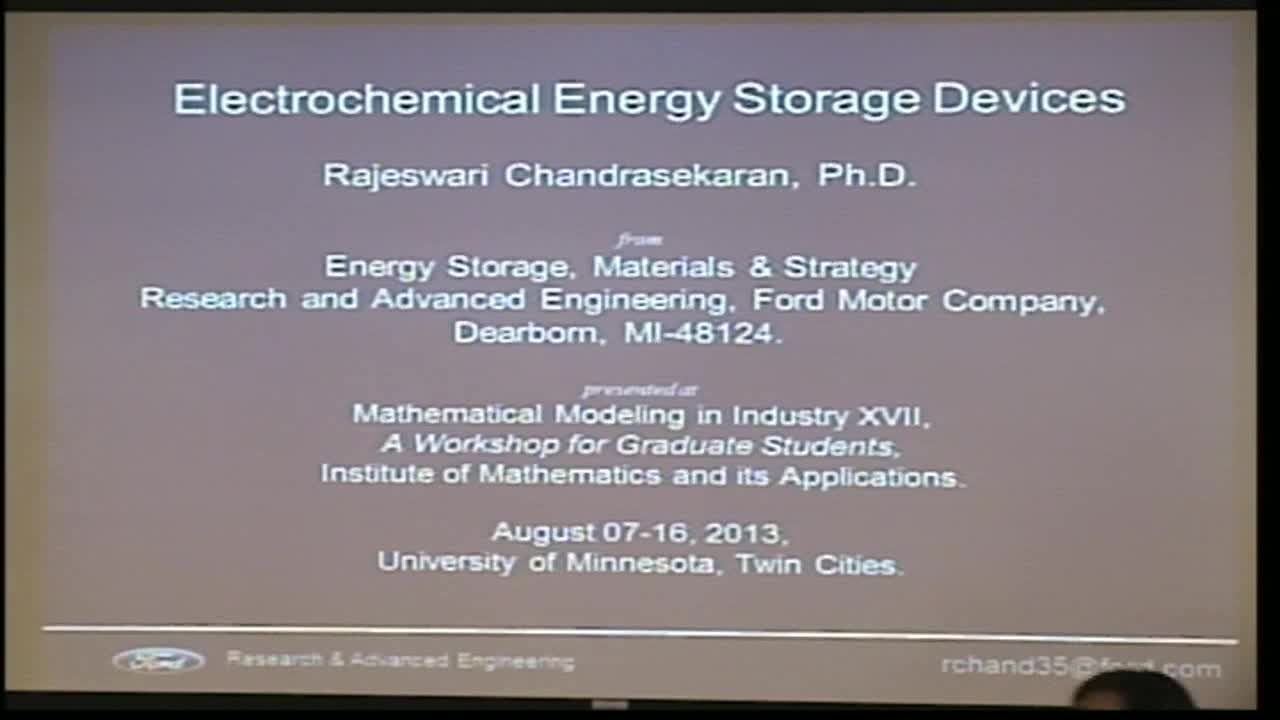 Team 4: Electrochemical Energy Storage Devices Thumbnail