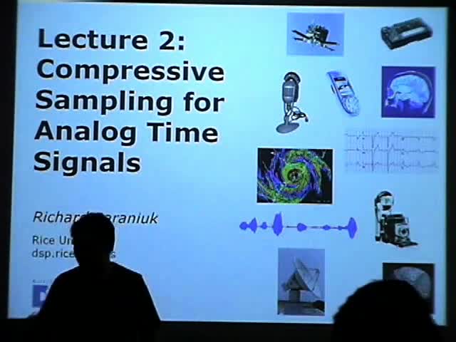 Compressive sensing for time signals: Analog to information conversion Thumbnail