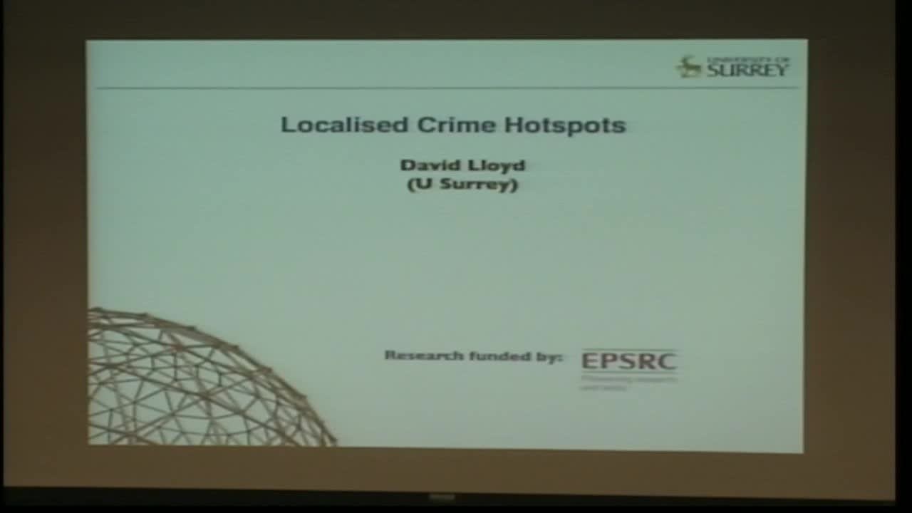 Mini-Symposium: Localized Crime Hotspots Thumbnail