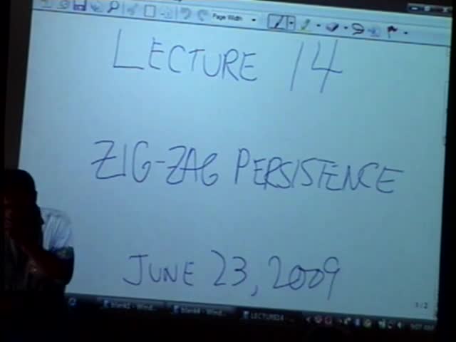 "Zig-zags and statistics"
bootstrap method, zig-zag
persistence, other applications of zig-zag persistence Thumbnail