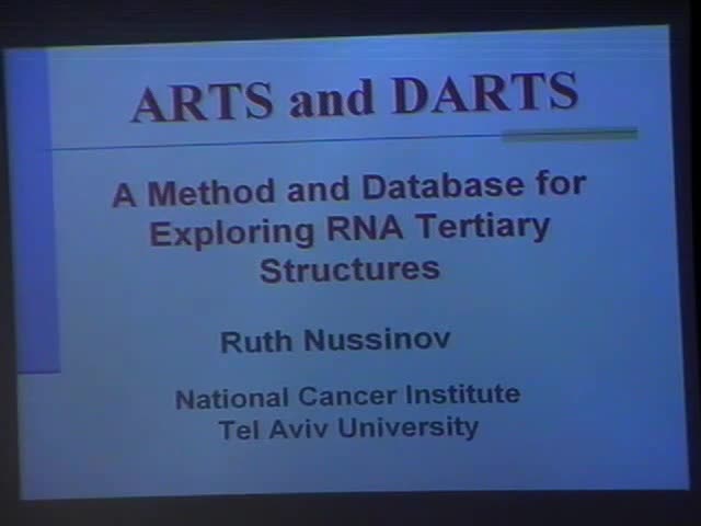 ARTS and DARTS: A Method and Database for Exploring RNA Tertiary Structures Thumbnail