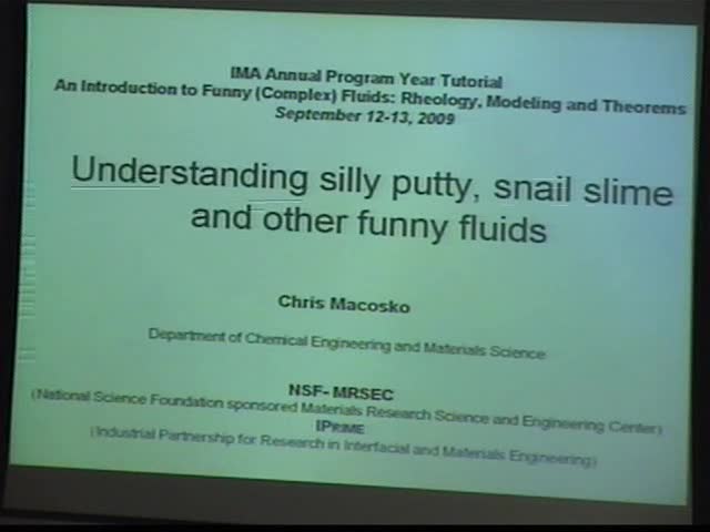 Understanding silly putty, snail slime and other funny fluids Thumbnail