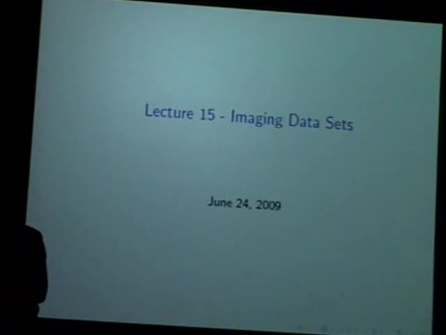 "Imaging data sets"
linear regression, projection pursuit, multidimensional scaling as
methods of imaging data sets Thumbnail