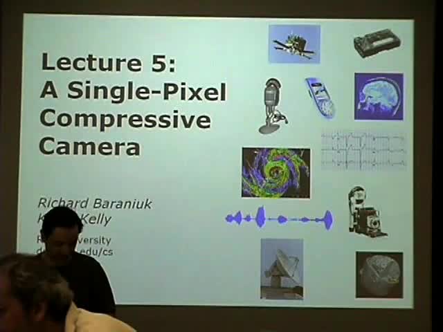 Compressive imaging with a single pixel camera Thumbnail