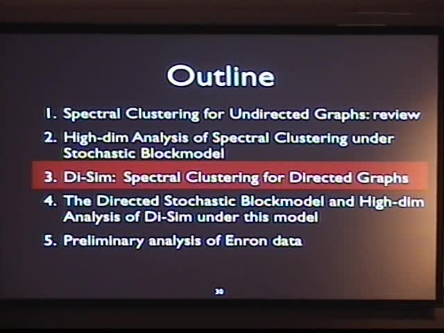 Tutorial - Spectral clustering and high-dim stochastic block model for undirected and directed graphs Thumbnail