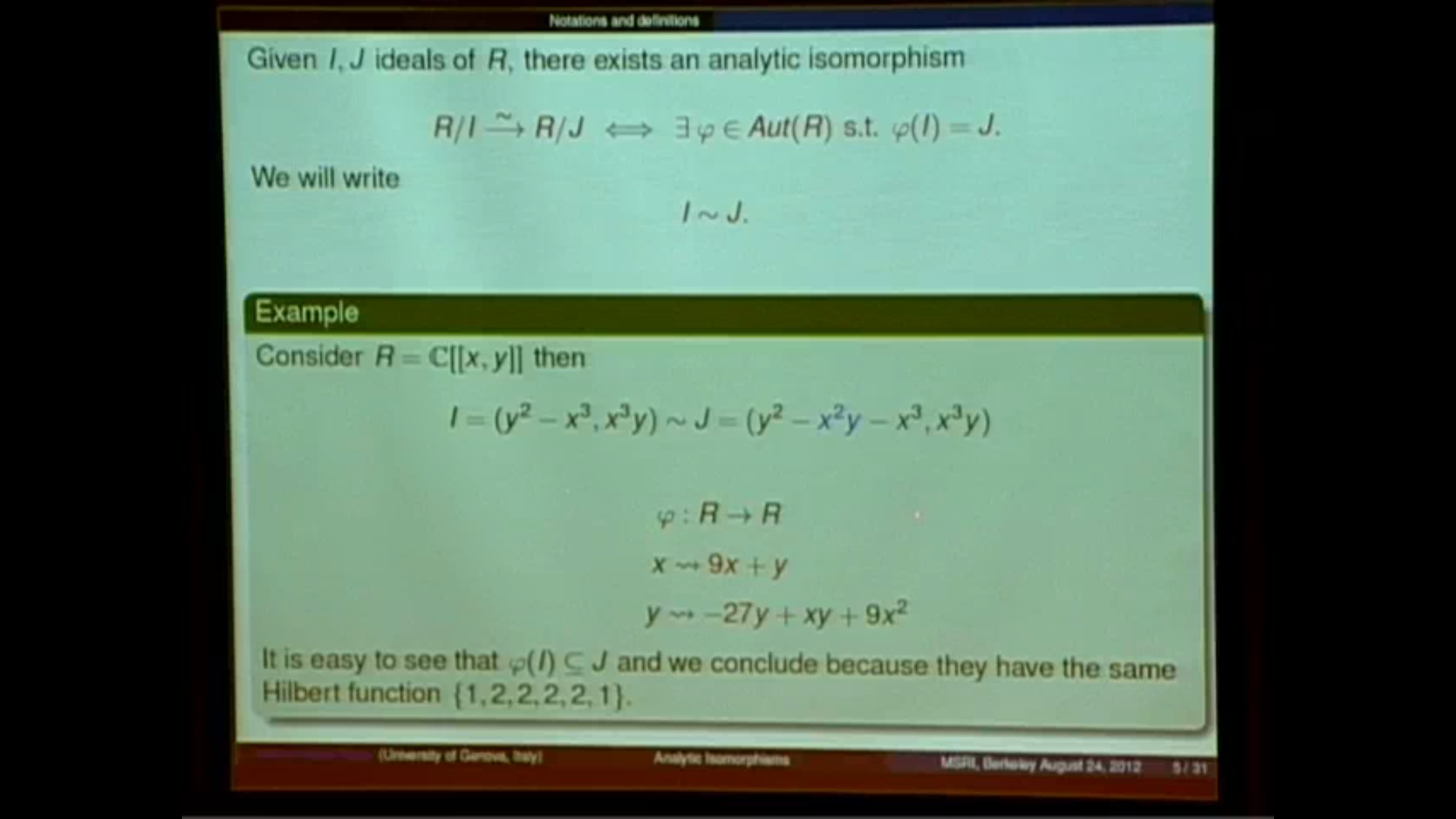 Analytic Isomorphisms of Artin local K-algebras Thumbnail