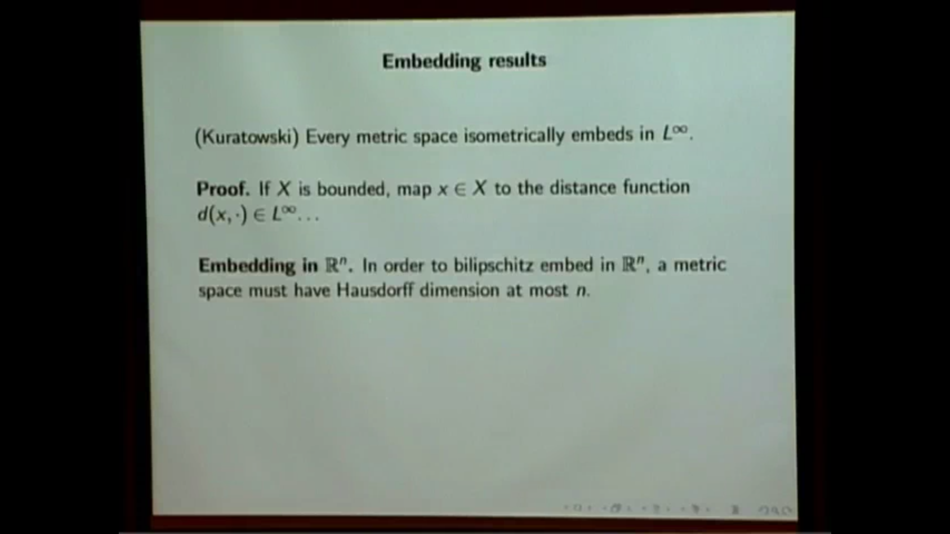 Geometric Measure Theory and Applications, 10 : Bi-Lipschitz embeddings of metric spaces and Geometric Measure Theory: an overview Thumbnail