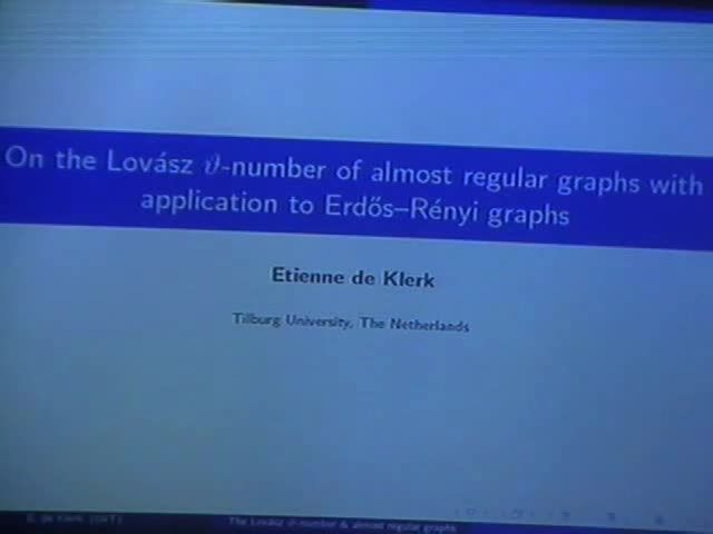 On the Lovasz Theta-number of Almost Regular Graphs with Application to Erdos-Renyi Graphs Thumbnail