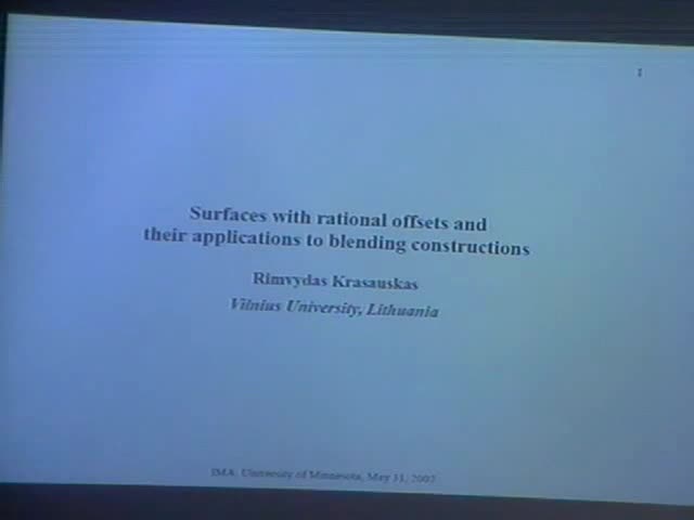 Rational Surfaces with Rational Offsets and Their Applications to
Blending Constructions Thumbnail