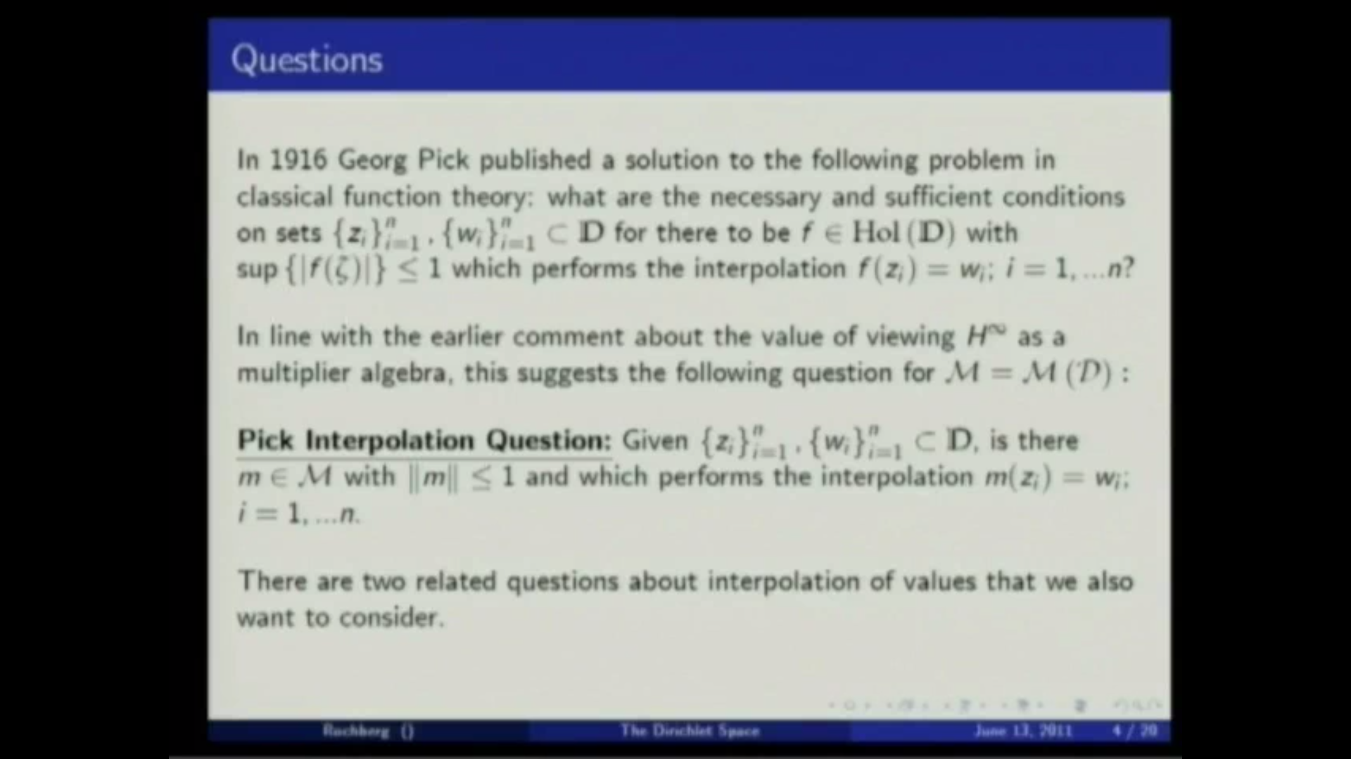 Interpolation and the Pick Property Thumbnail