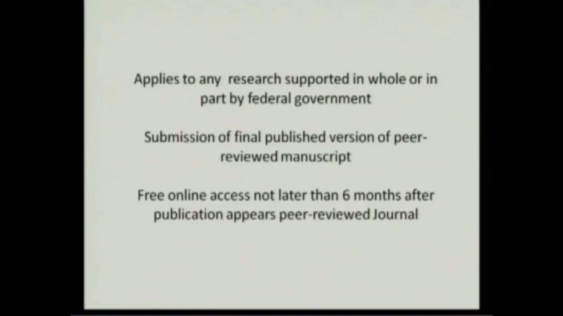 Workshop on Mathematical Journals, lec. 4 - Policymakers and Open Access Thumbnail