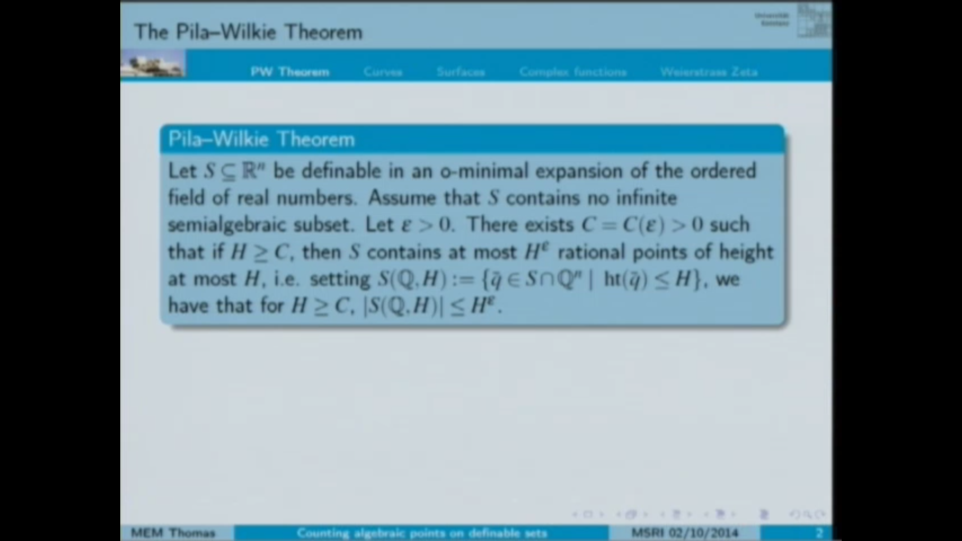 Counting algebraic points on definable sets Thumbnail