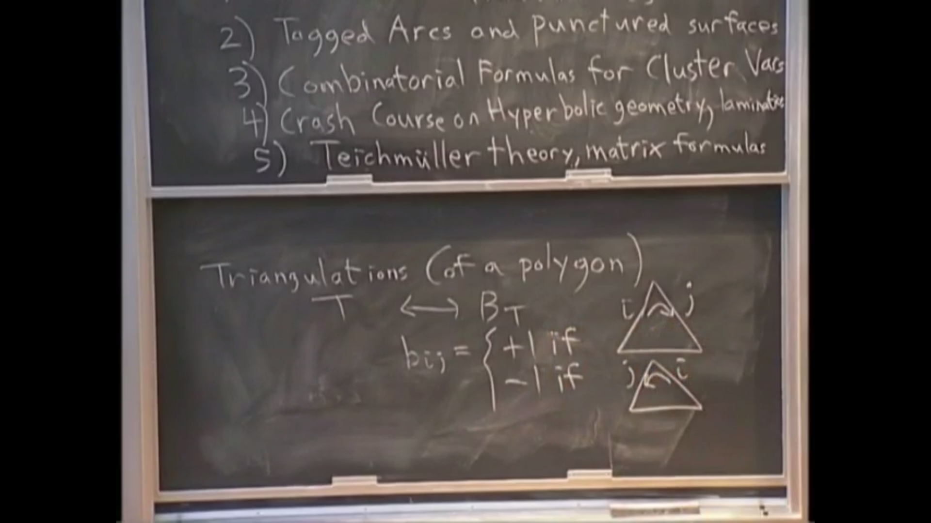 Cluster Algebras And Cluster Combinatorics, lecture 12 Thumbnail