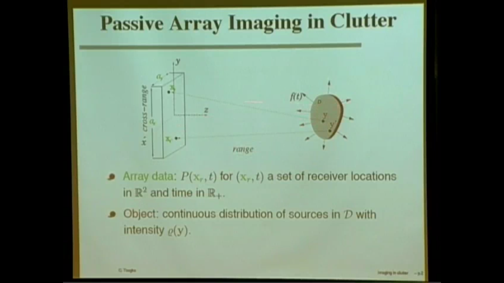 Coherent Imaging in Random Media I Thumbnail