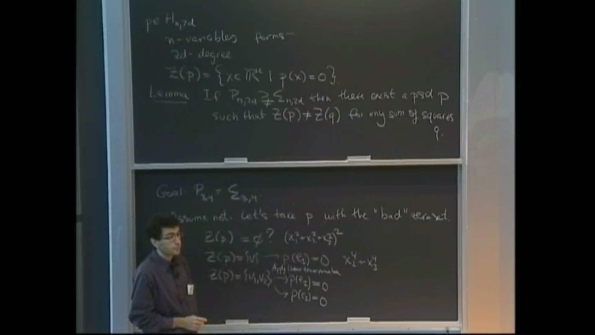 Algebraic, Geometric, And Combinatorial Methods For Optimization: lecture 4 Thumbnail