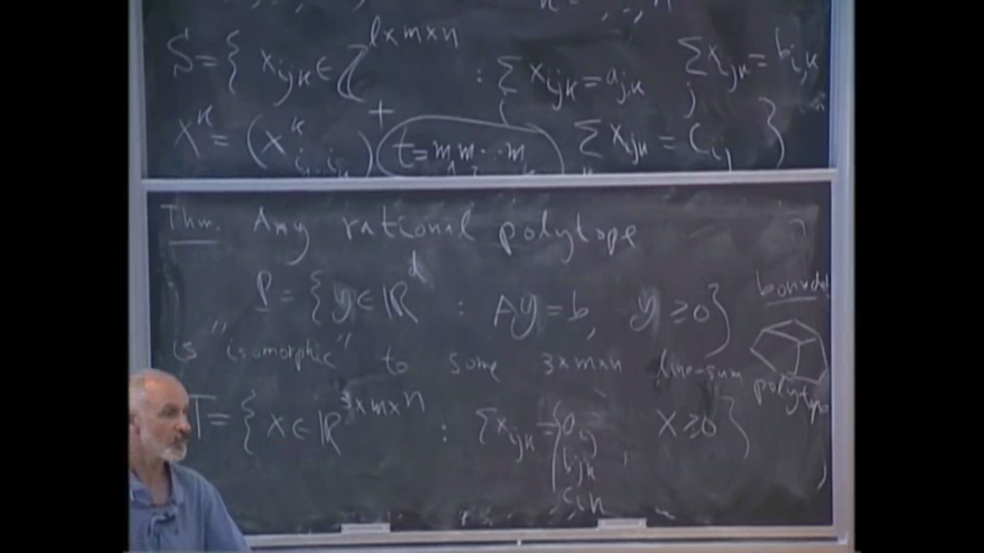 Algebraic, Geometric, And Combinatorial Methods For Optimization: lecture 25 Thumbnail