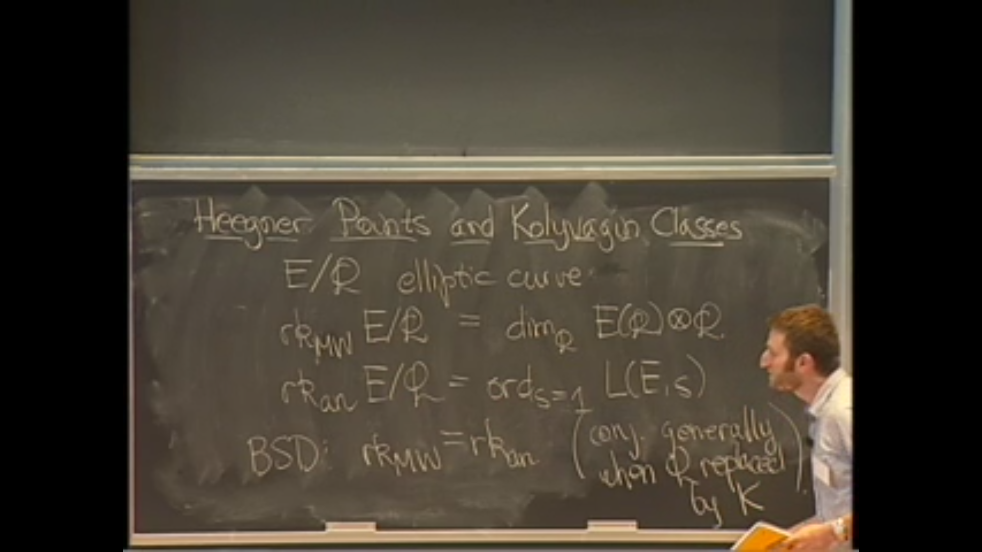 Sage Days 22: Computing with Elliptic Curves, lecture 2 Thumbnail