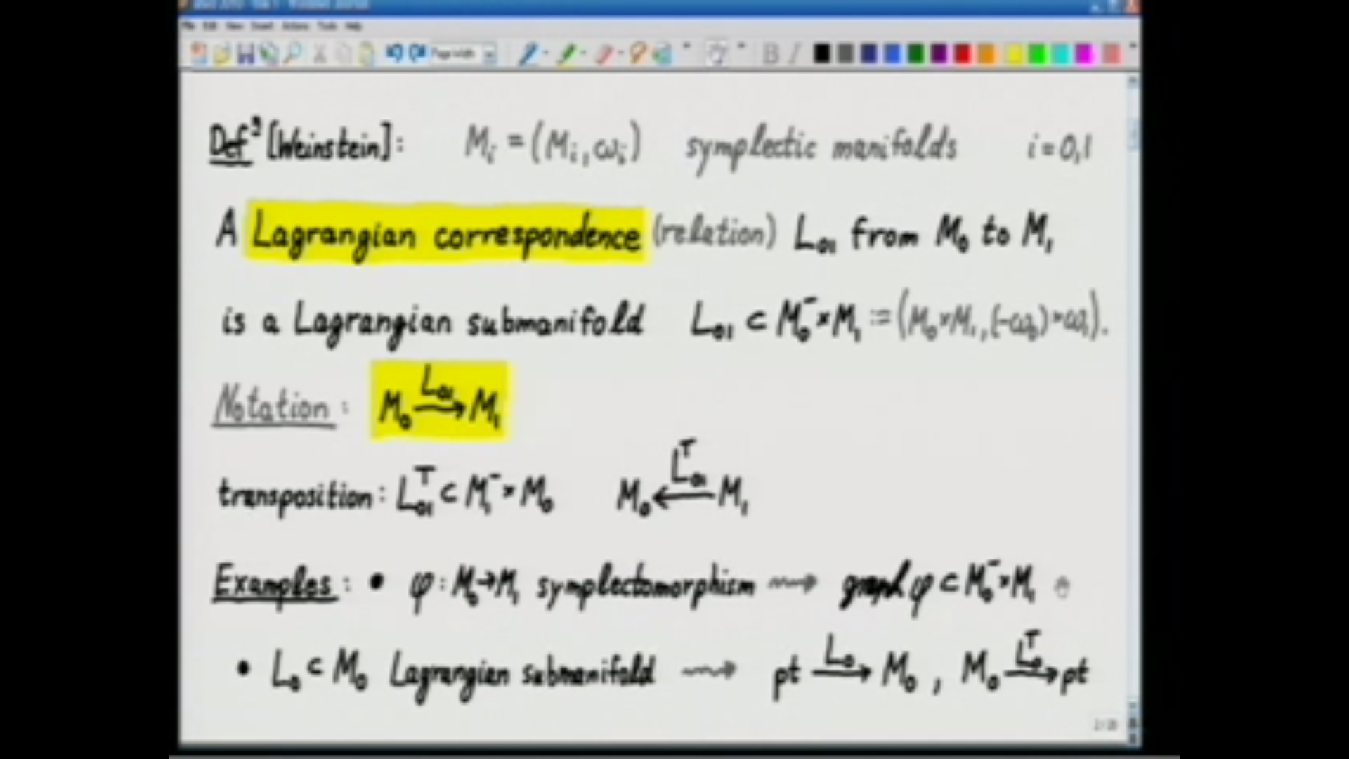 Lagrangian correspondences and holomorphic quilts Thumbnail