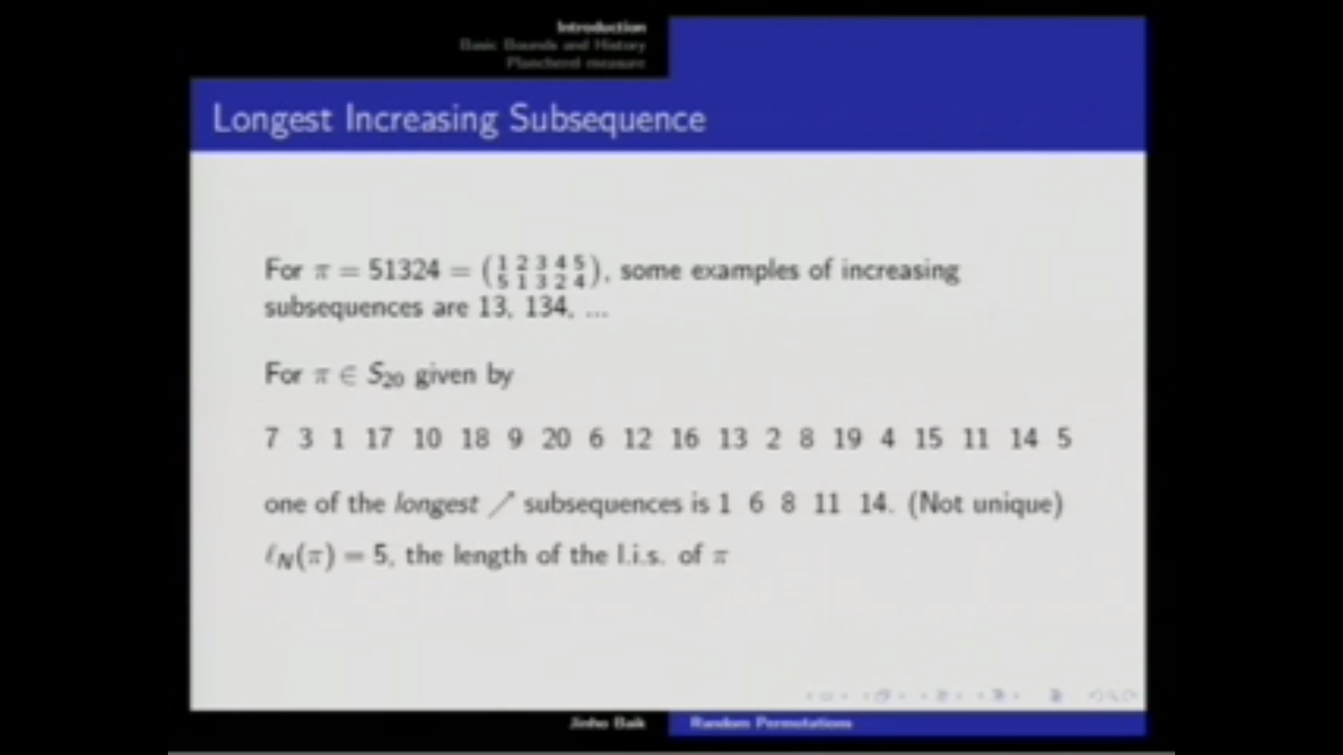 Random Permutations Thumbnail