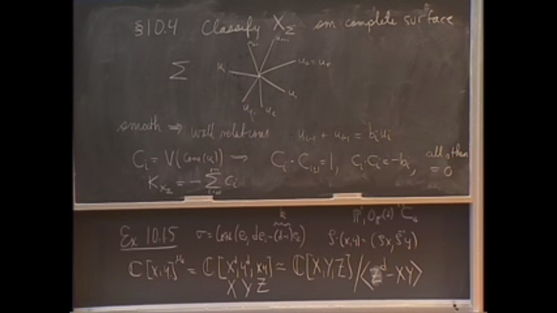 Toric Varieties lecture 19 Thumbnail