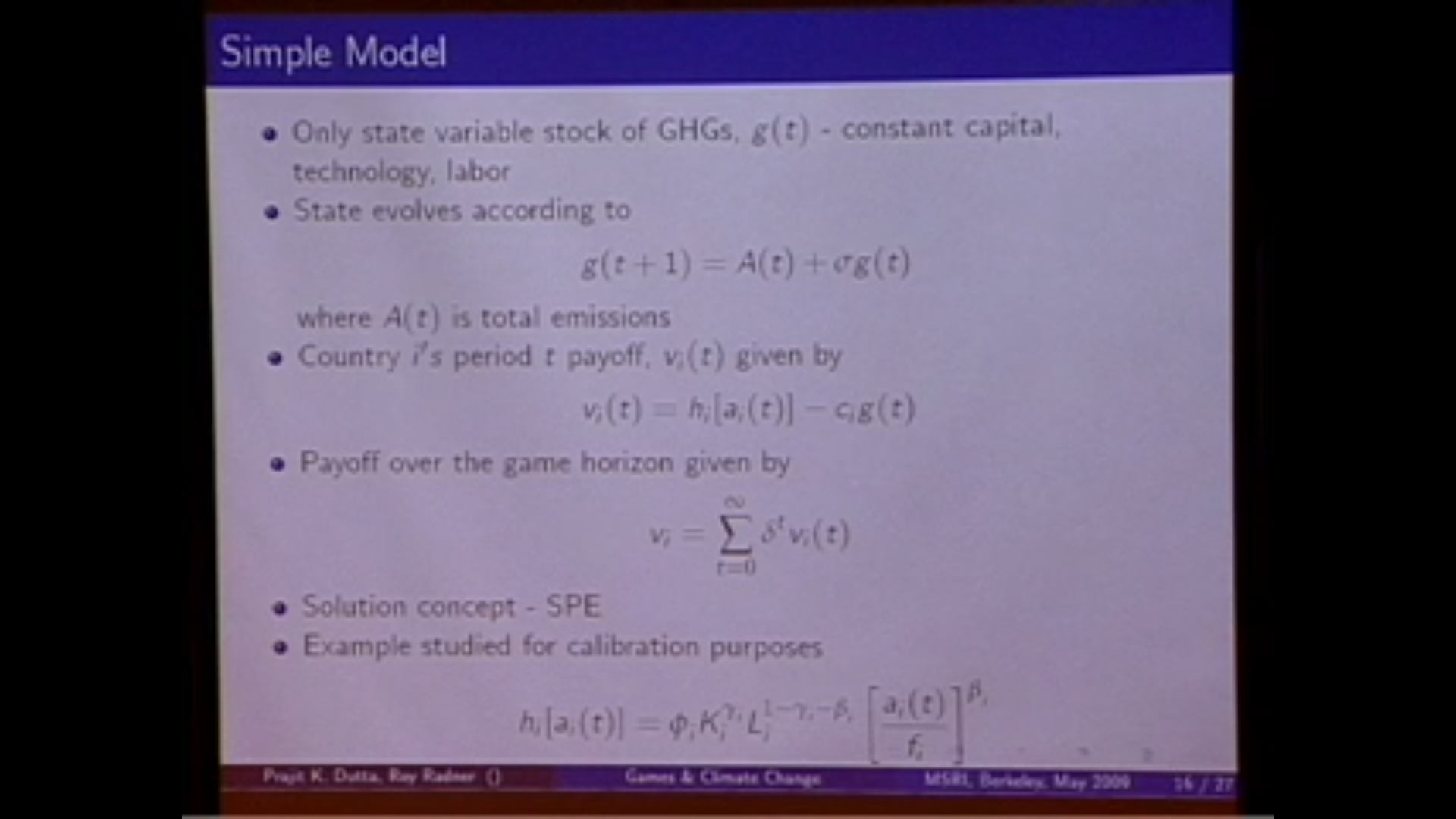 Game Theory and Climate Treaties, Tutorial II Thumbnail