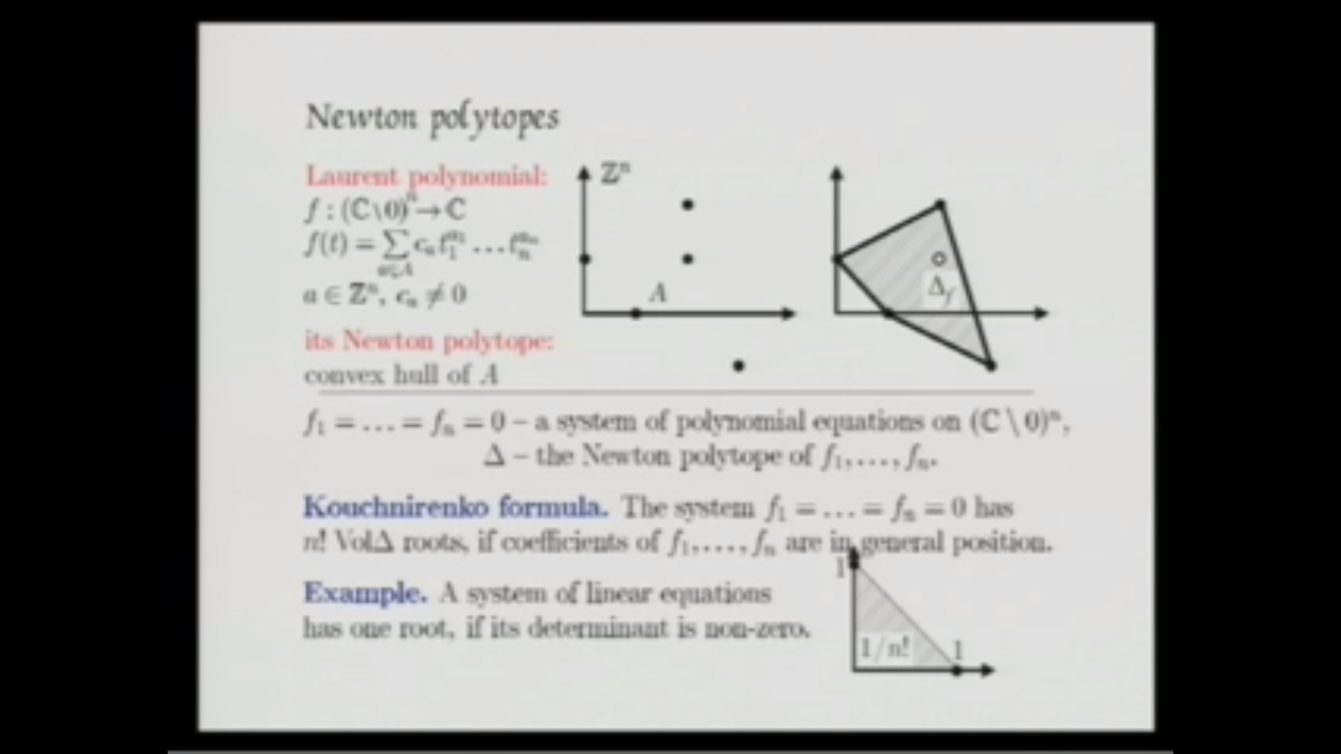 Elimination theory and Minkowskii integrals Thumbnail