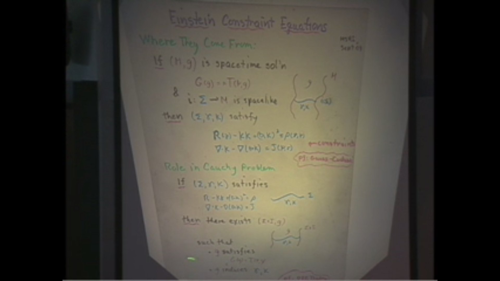 Constraint equations of General Relativity Thumbnail