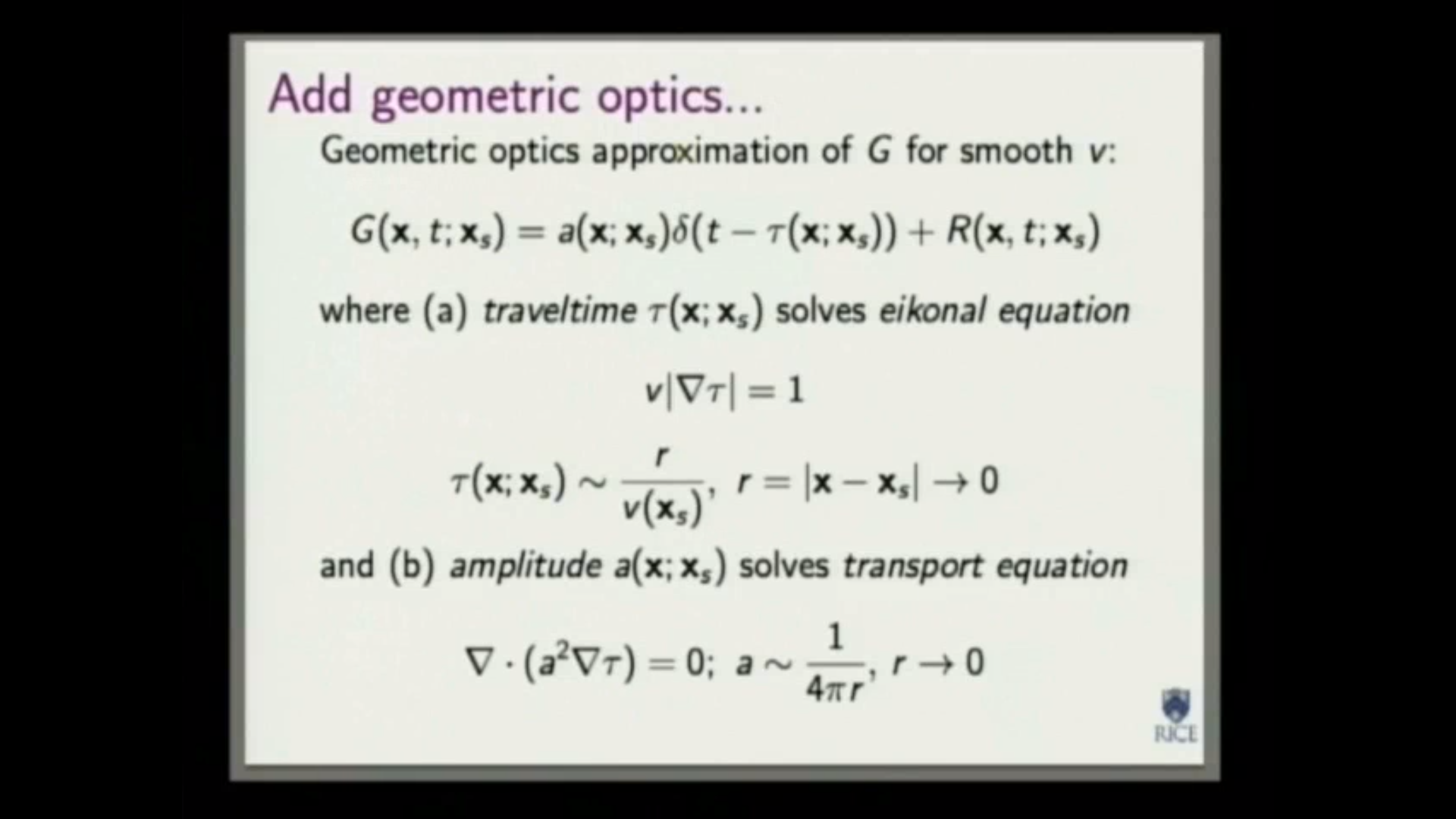 Introduction to the Mathematics of Seismic Imaging, 15 Thumbnail