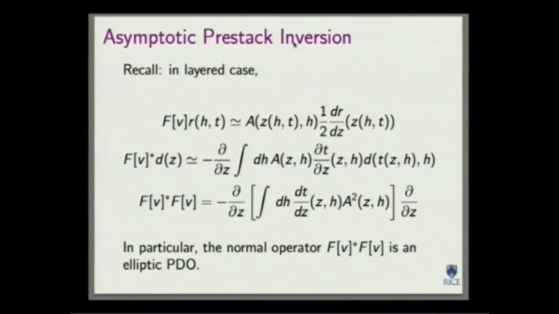 Introduction to the Mathematics of Seismic Imaging, 17 Thumbnail