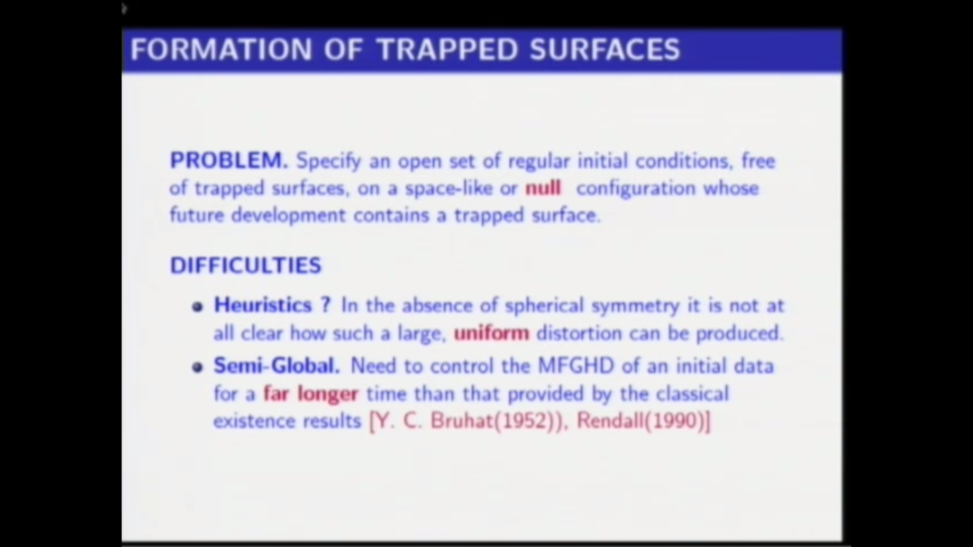 The formation of Trapped Surfaces Thumbnail