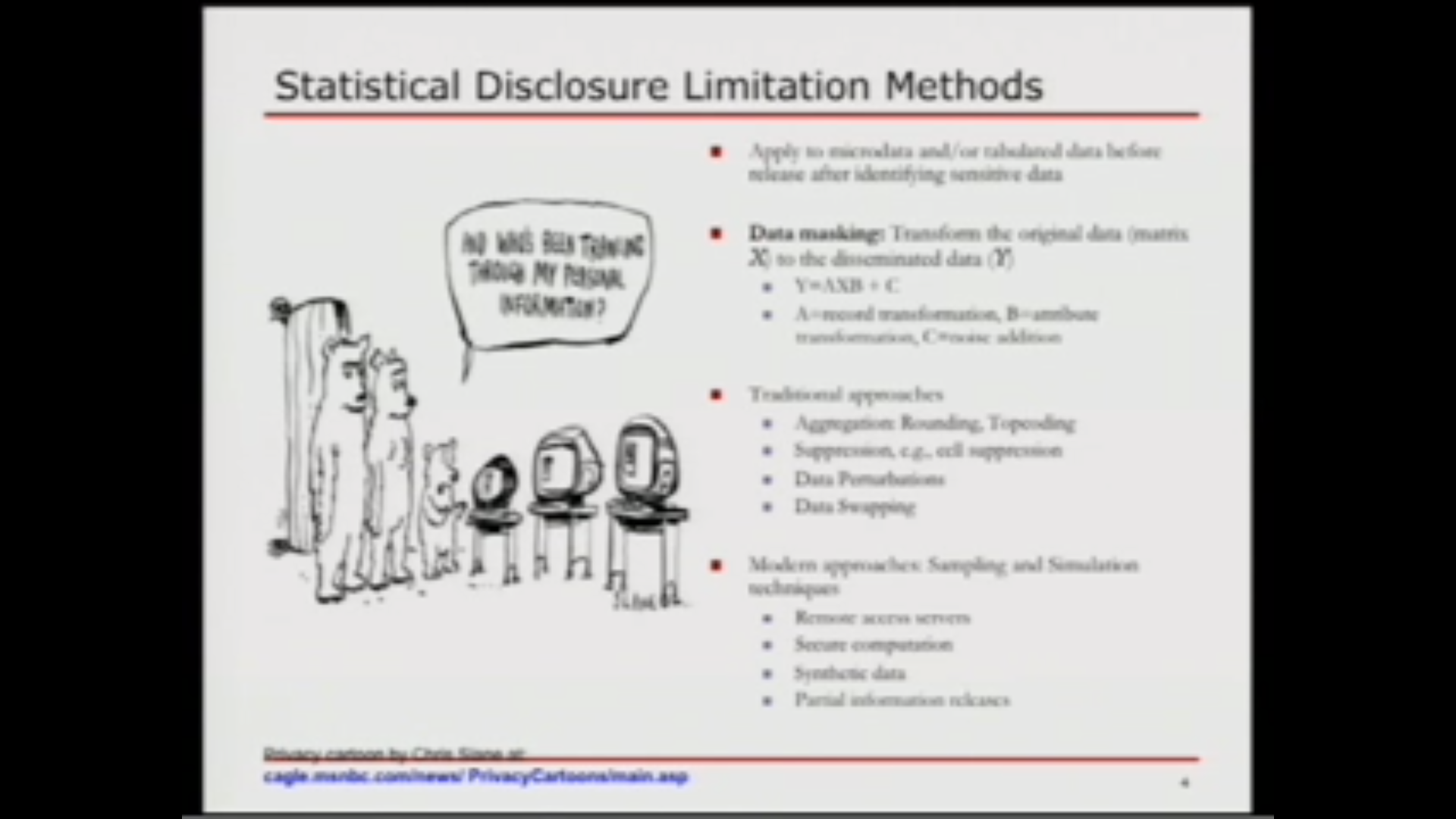 Algebraic Statistics and Disclosure Limitation Problems Thumbnail