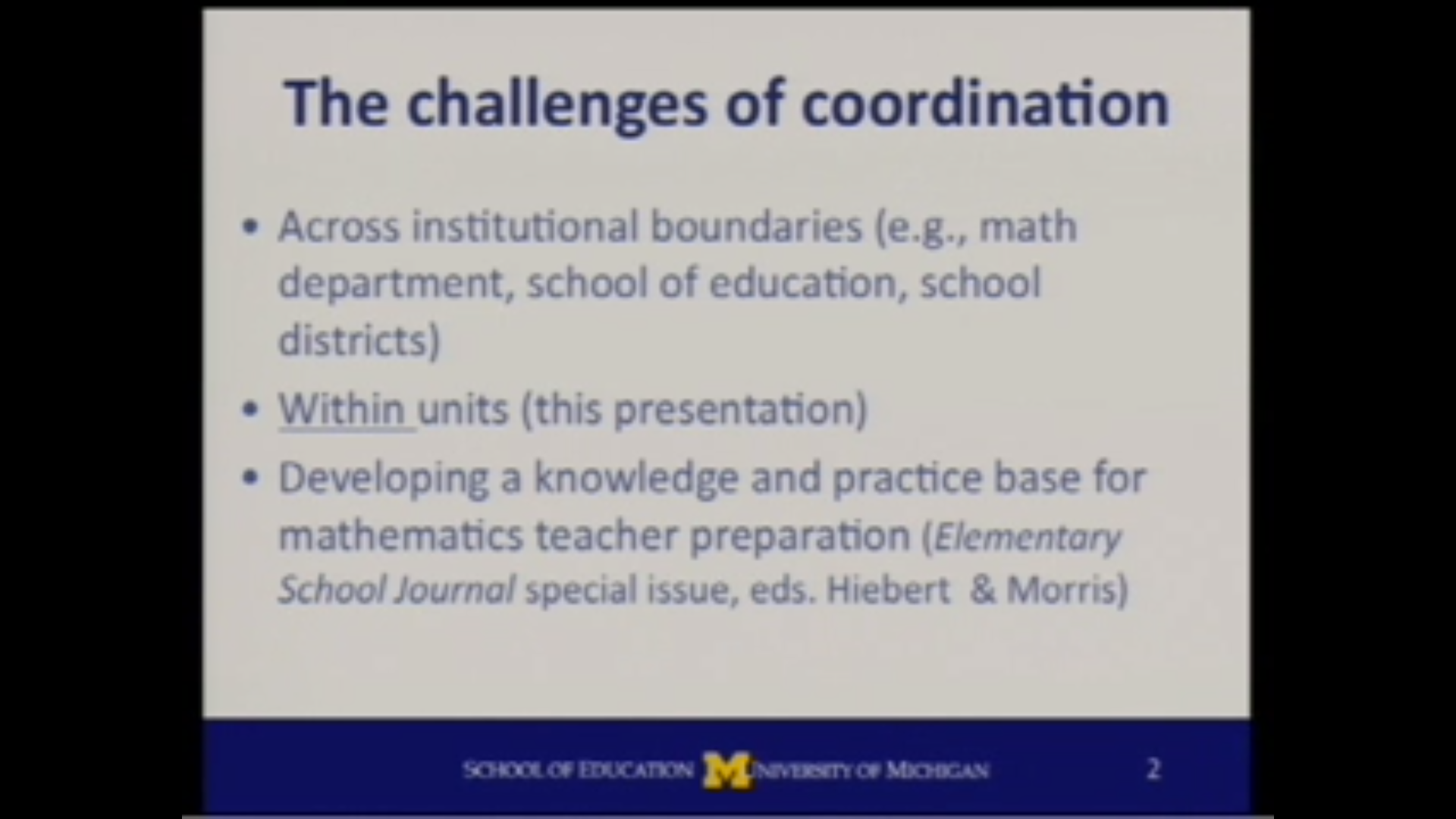 Learning Mathematics for Elementary Teaching at the University of Michigan Thumbnail