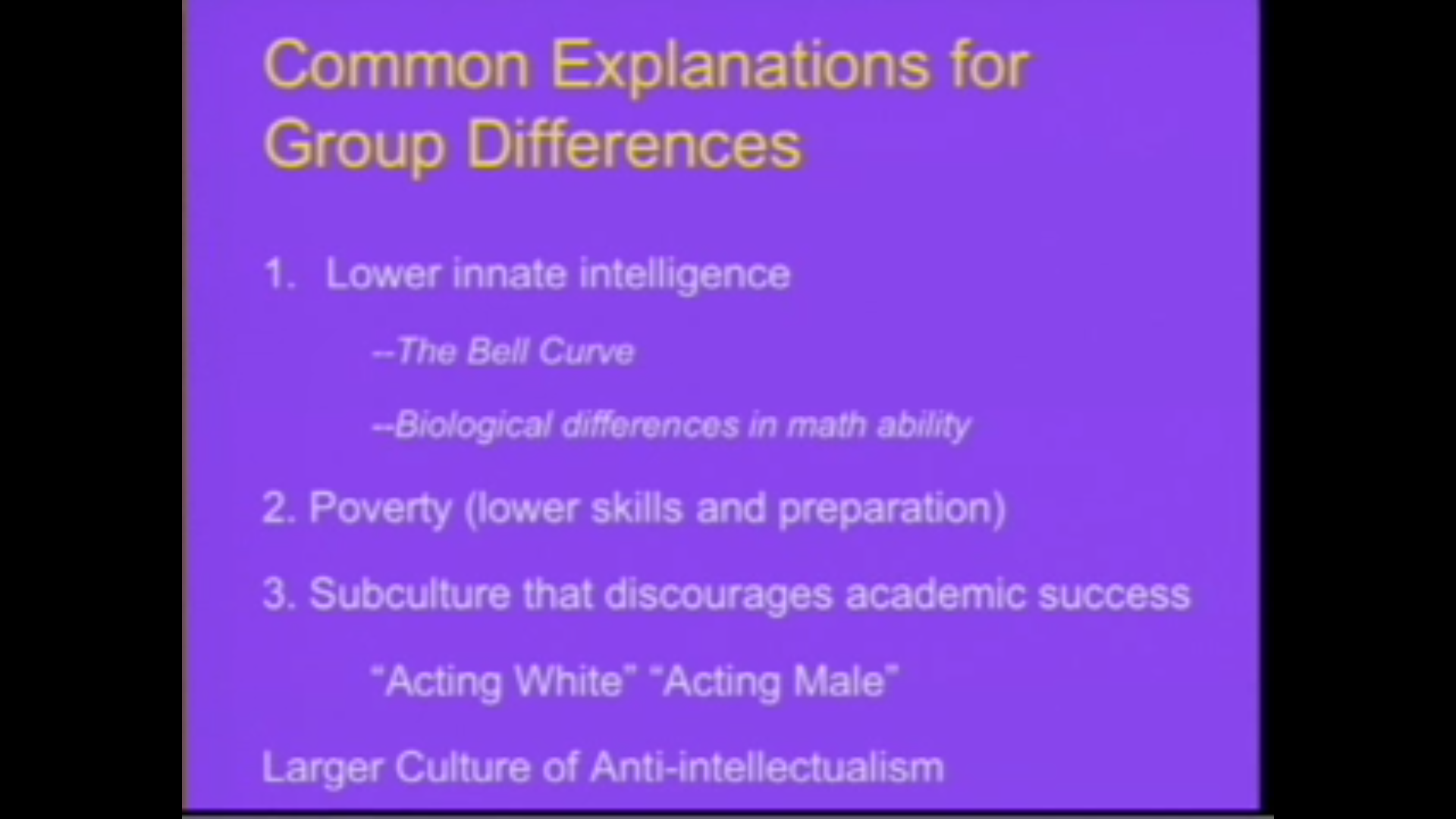 Low numbers: stereotype threat and the performance of women and minorities Thumbnail