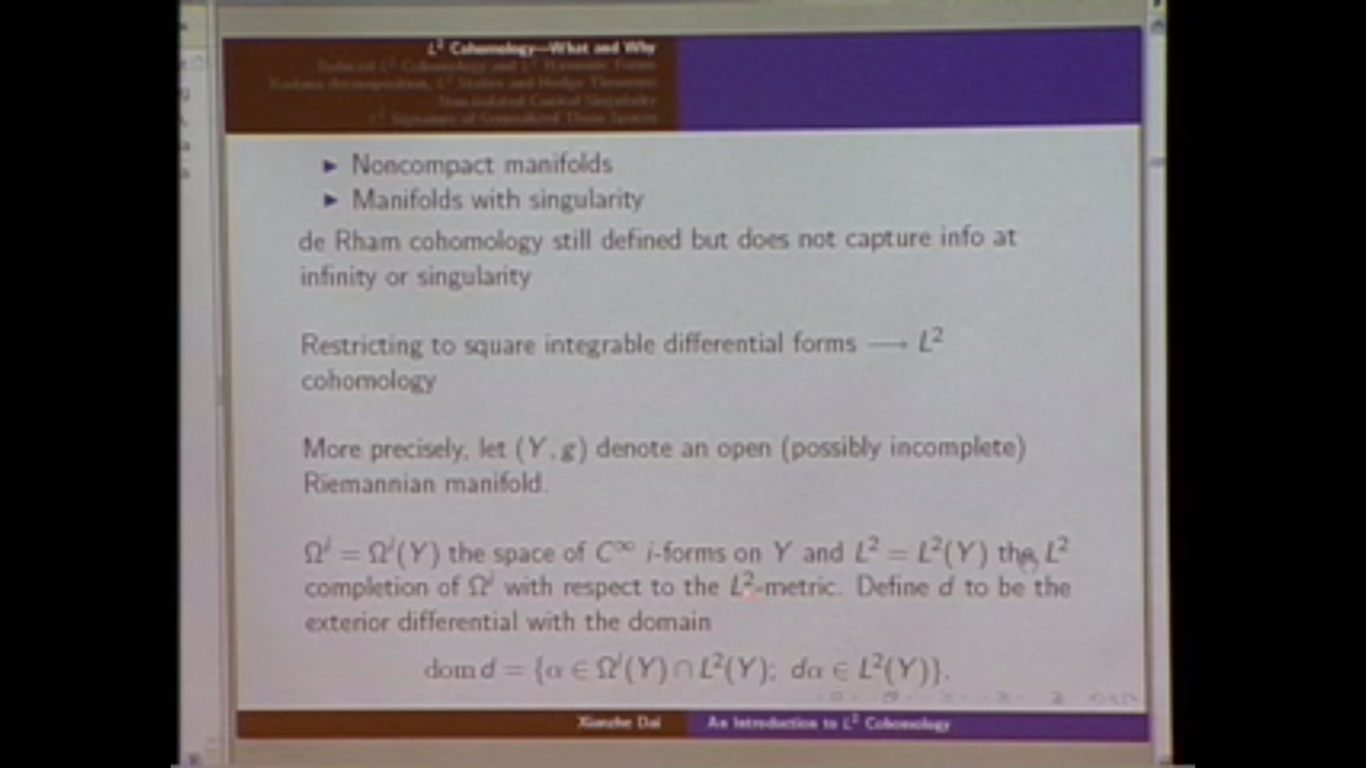 An introduction to L^2 cohomology Thumbnail