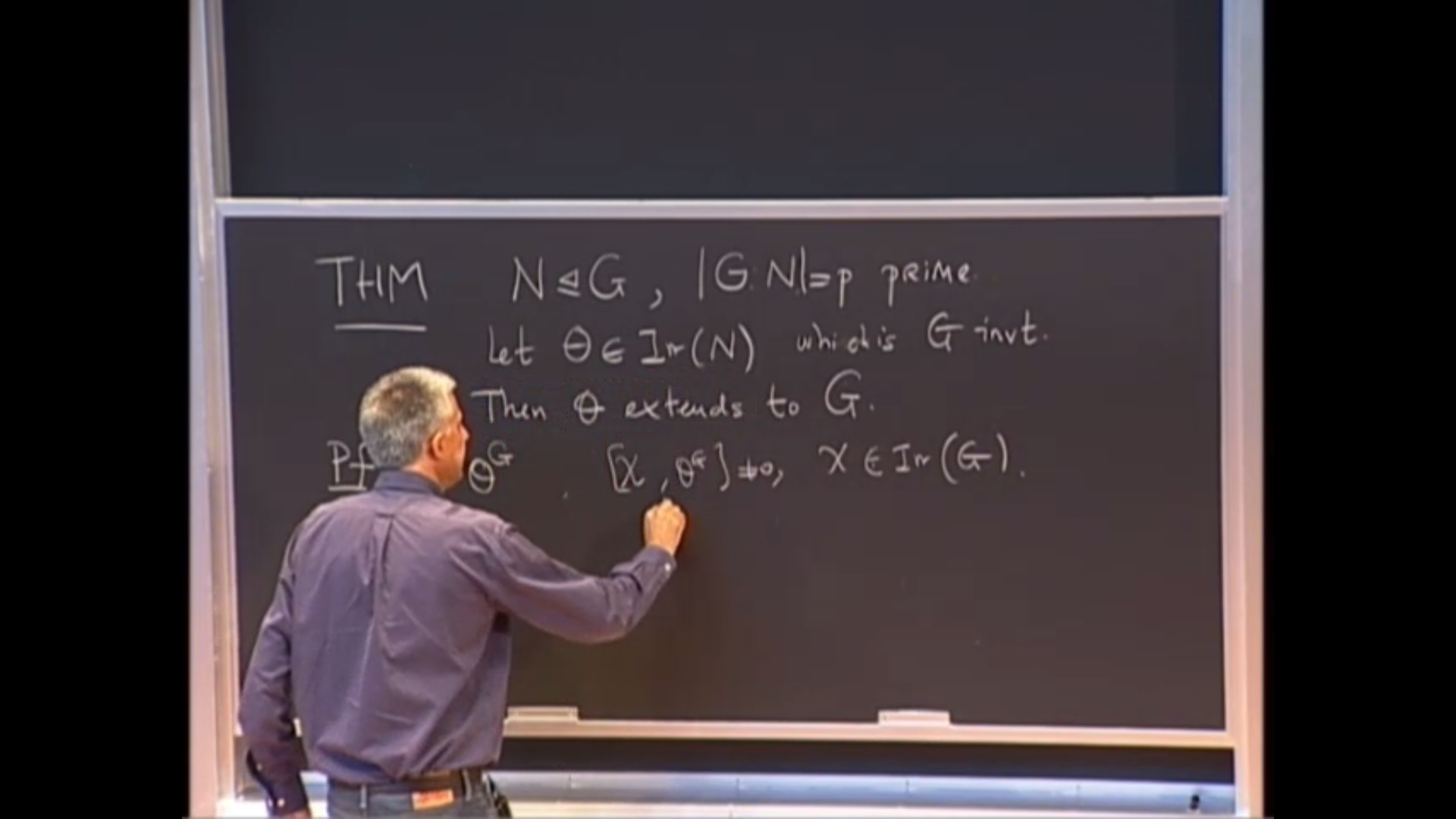 An Introduction To Character Theory And The McKay Conjecture, lecture 12 Thumbnail