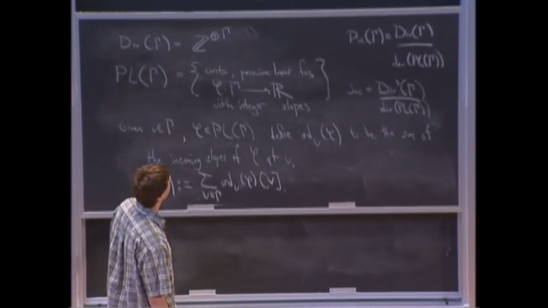 Chip Firing and Tropical Curves, lecture 4 Thumbnail