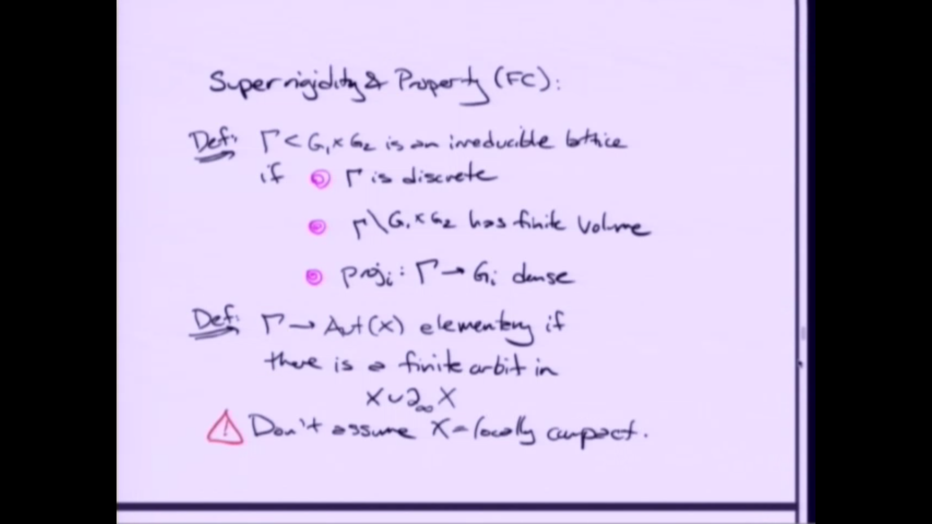 CAT(0) Cube Complexes and Low Dimensional Cohomology, lecture 2 Thumbnail