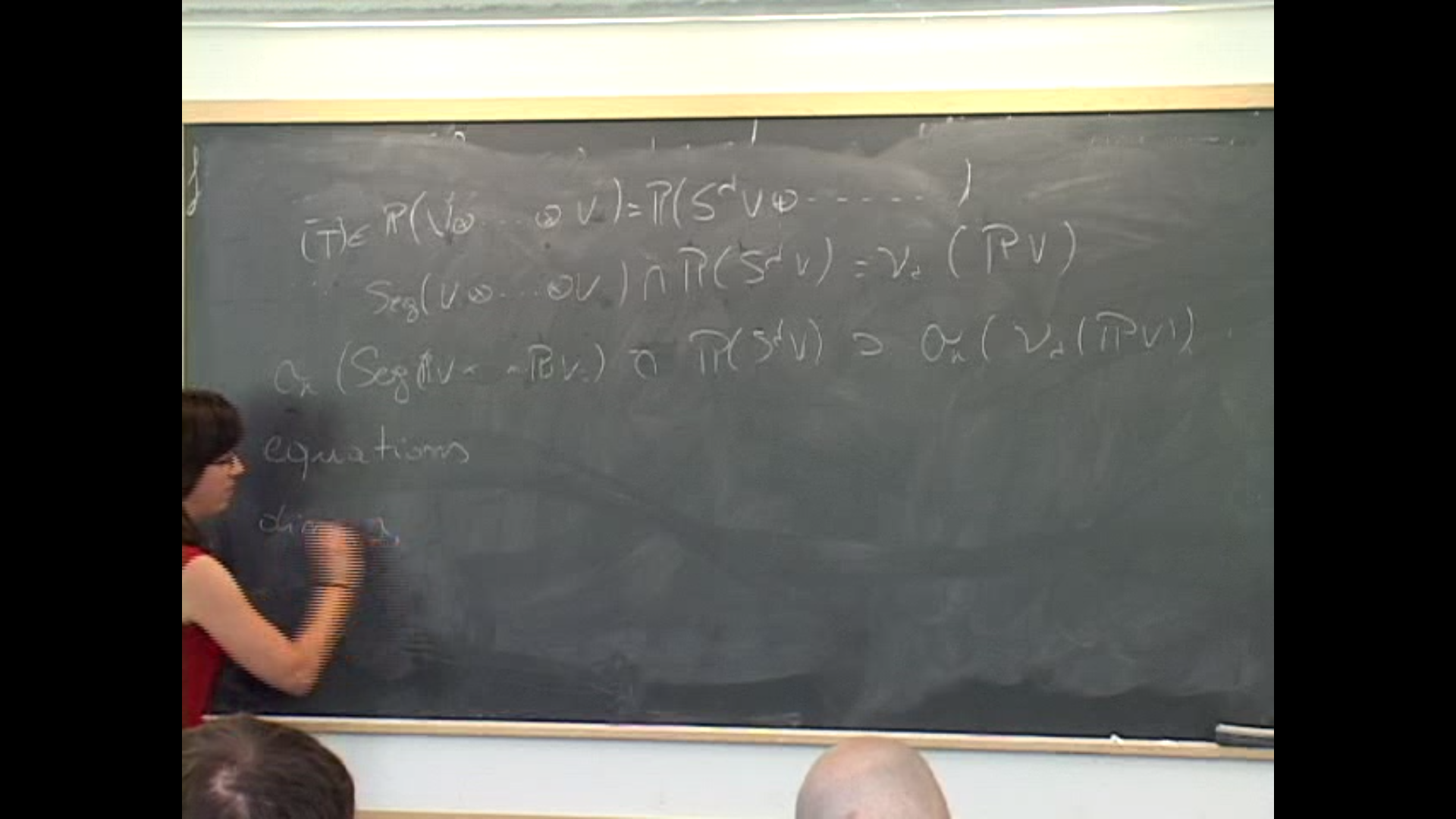 Geometry and Representation Theory of Tensors for Computer Science, Statistics, and Other Areas:  Student Lecture Thumbnail