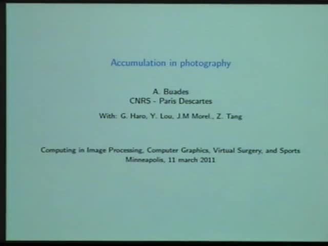 Accumulation in photography and video Thumbnail