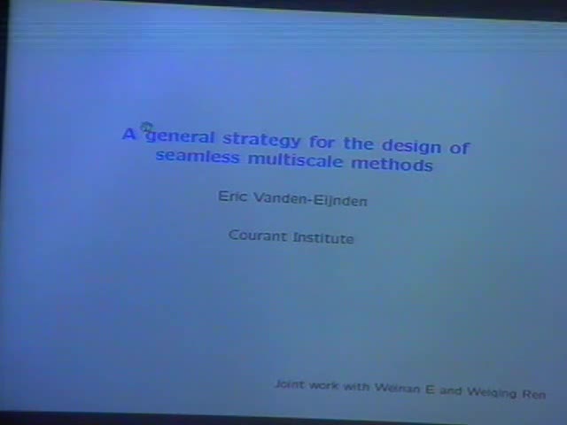 A general strategy for the design of seamless multiscale
methods Thumbnail