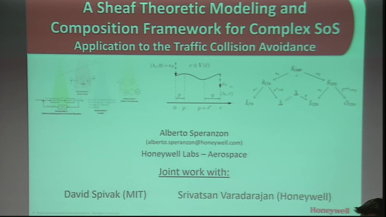 A Sheaf Theoretic Modeling and Composition Framework for Complex Systems of Systems: Application to the Traffic Collision Avoidance Thumbnail
