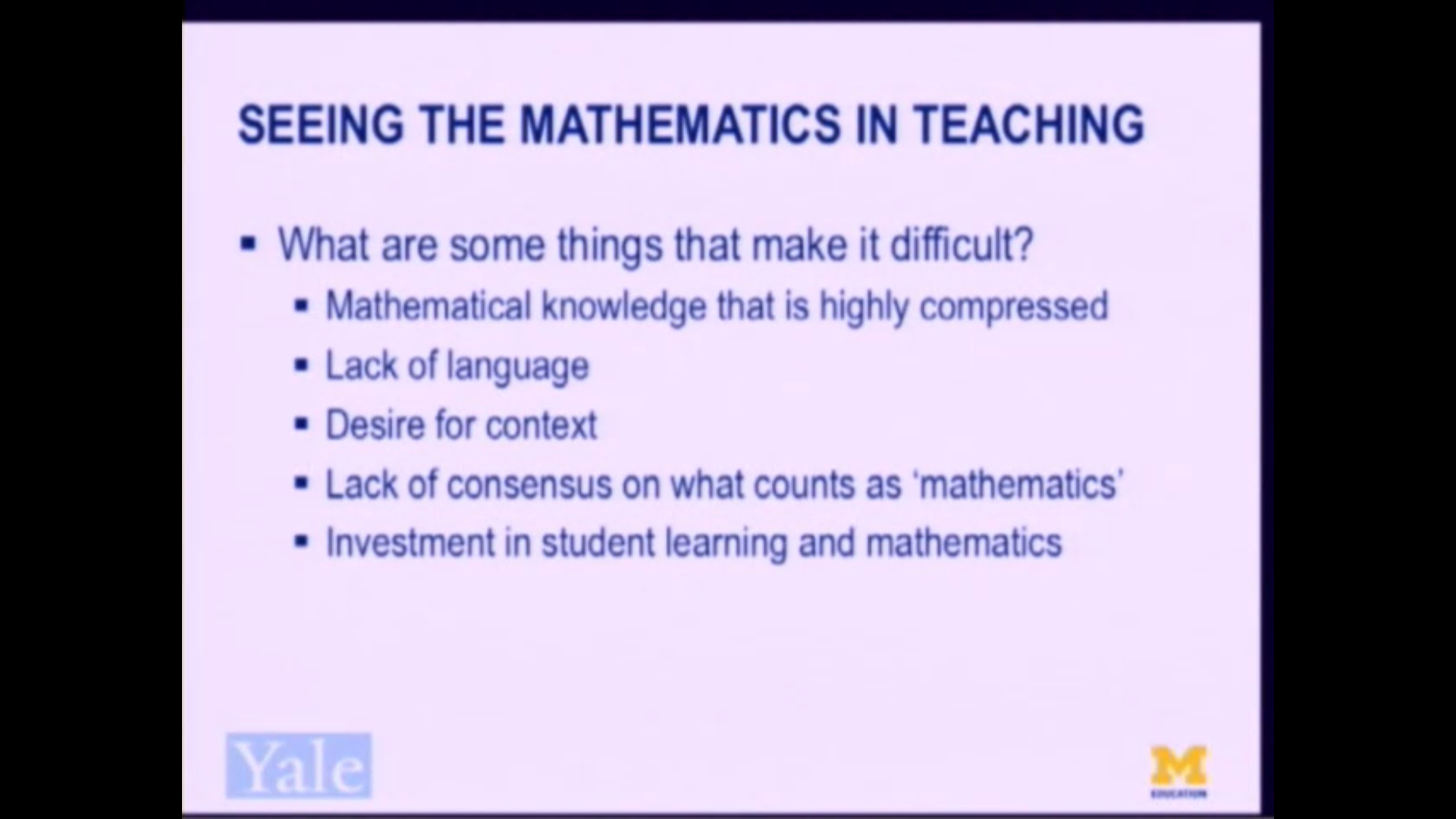 Seeing the math in teaching Thumbnail