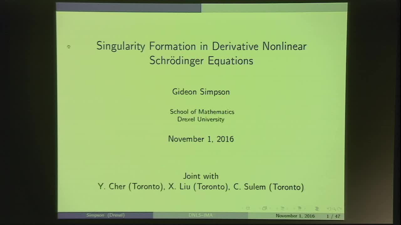 Singularity Formation in Derivative Nonlinear Schrödinger Equations Thumbnail