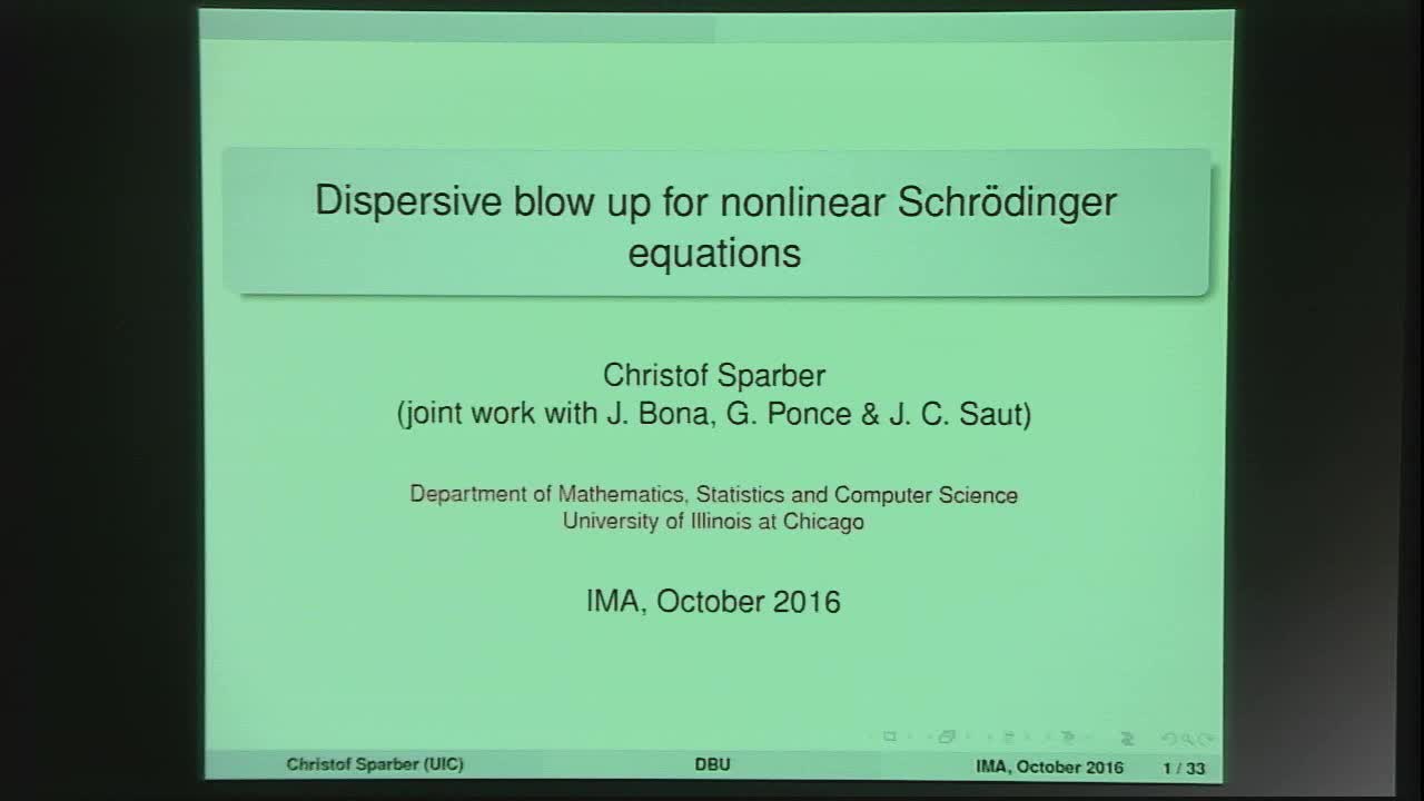   Dispersive blow up for nonlinear Schrödinger equations Thumbnail