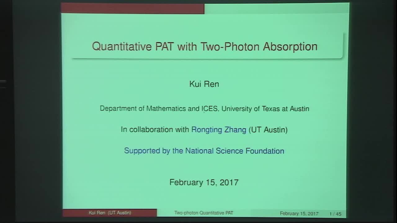 Nonlinear Quantitative Photoacoustic Tomography with Two-photon Absorption Thumbnail