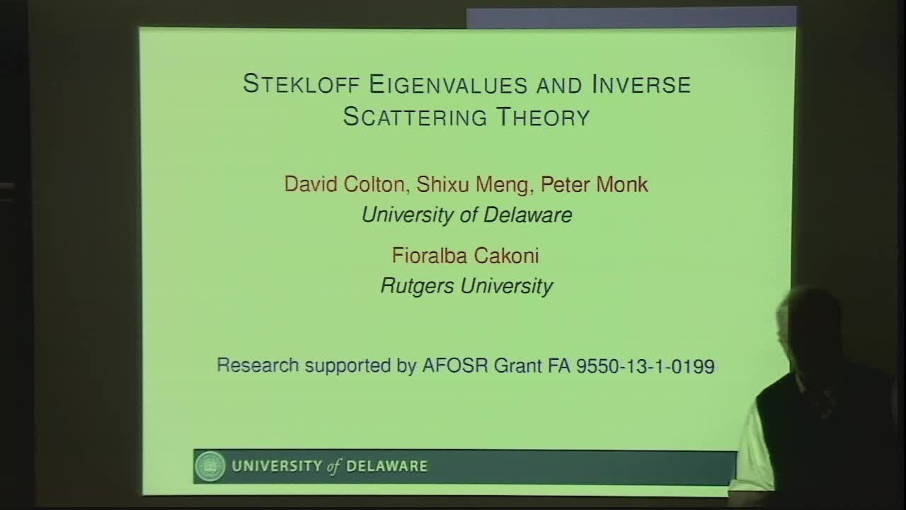 Stekloff Eigenvalues in Inverse Scattering Thumbnail